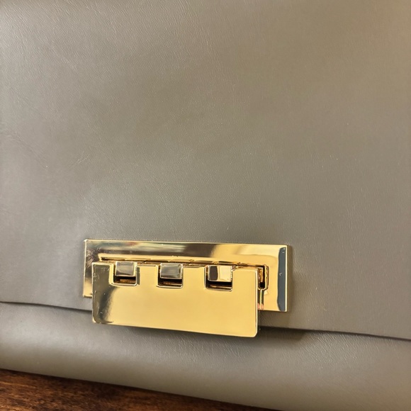 Zac Posen Eartha Top Handle Leather Crossbody Moss Green - Picture 4 of 15